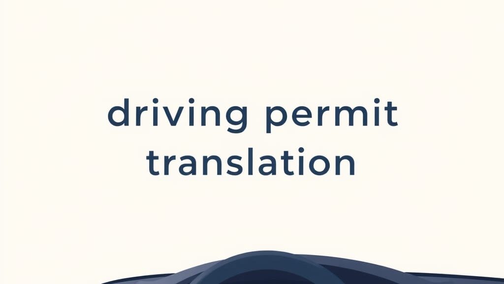 Why Your International driving permit translation Strateg... (2026)